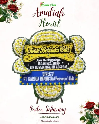Papan Bunga Duka di Tlogomulyo